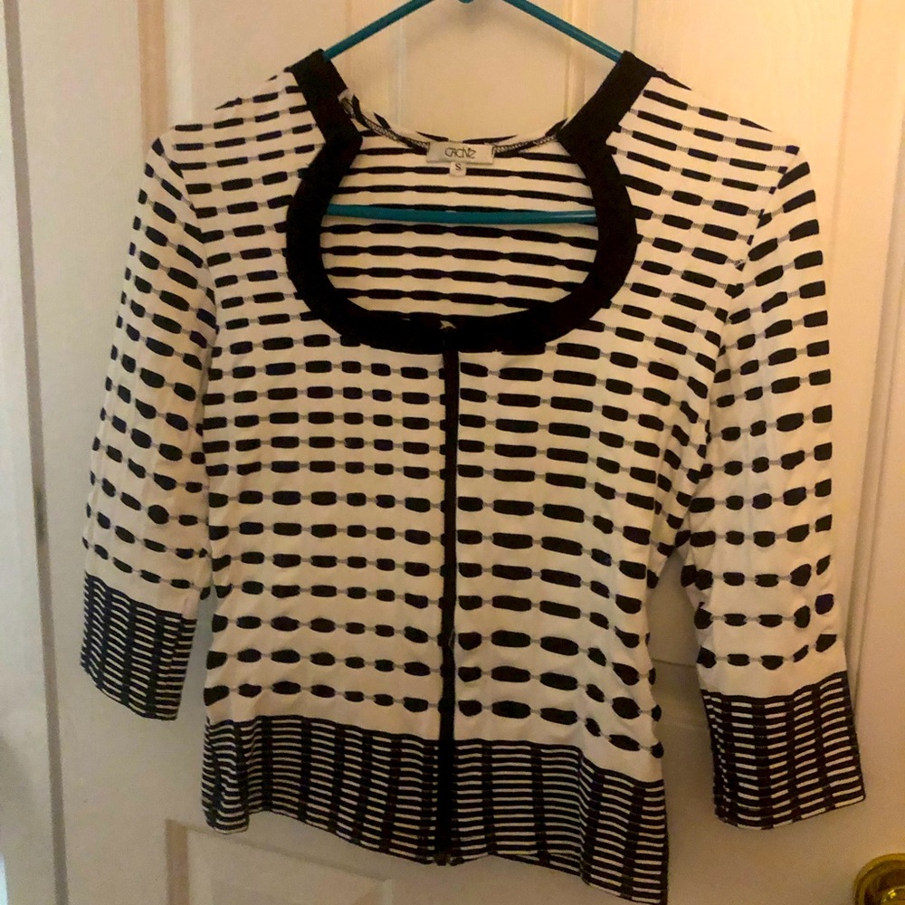 Cache stretchy zip jacket